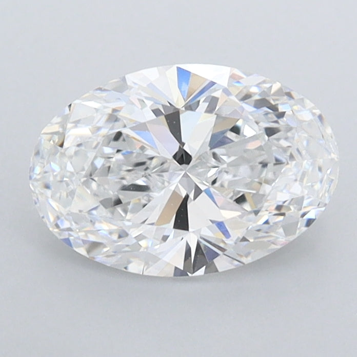 1.01 Carat Oval Shaped, Ideal Cut, D Color, FL Clarity, IGI Certified Lab Grown Diamond