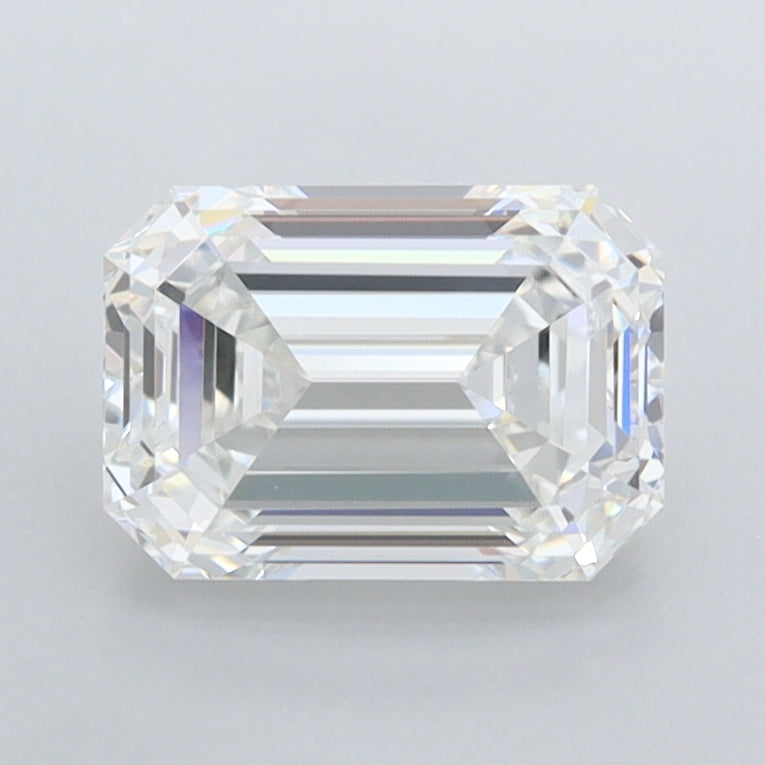 1.53 Carat Emerald Shaped, Ideal Cut, E Color, FL Clarity, IGI Certified Lab Grown Diamond