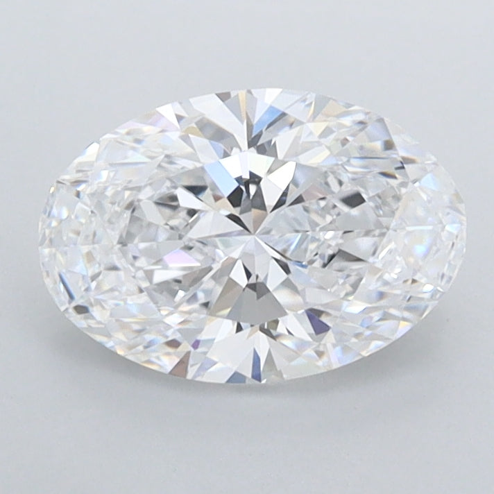 1.13 Carat Oval Shaped, Ideal Cut, D Color, FL Clarity, IGI Certified Lab Grown Diamond