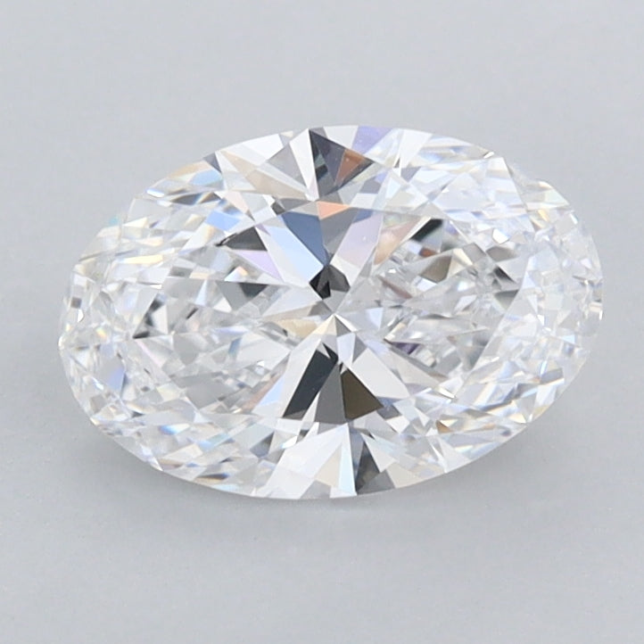 1.00 Carat Oval Shaped, Ideal Cut, D Color, IF Clarity, IGI Certified Lab Grown Diamond