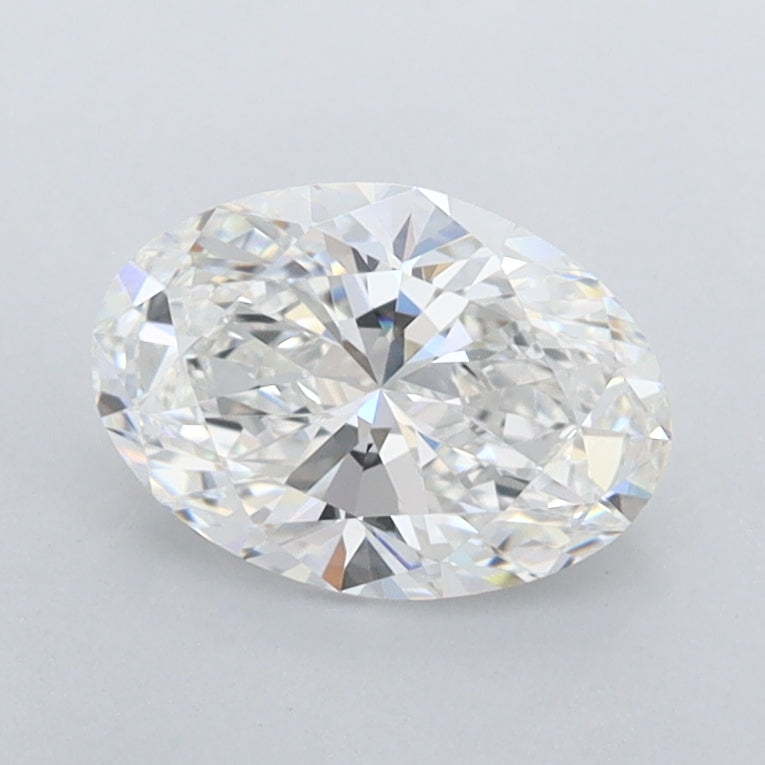 1.05 Carat Oval Shaped, Ideal Cut, E Color, FL Clarity, IGI Certified Lab Grown Diamond