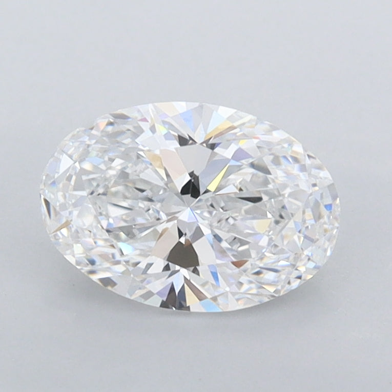 1.02 Carat Oval Shaped, Ideal Cut, D Color, VVS1 Clarity, IGI Certified Lab Grown Diamond