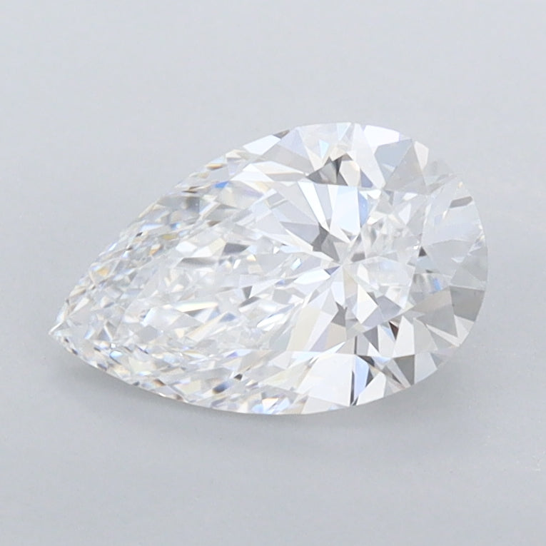 1.01 Carat Pear Shaped, Ideal Cut, D Color, VVS1 Clarity, IGI Certified Lab Grown Diamond