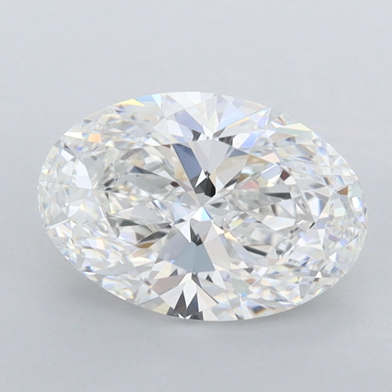 1.31 Carat Oval Shaped, Ideal Cut, D Color, VVS1 Clarity, IGI Certified Lab Grown Diamond