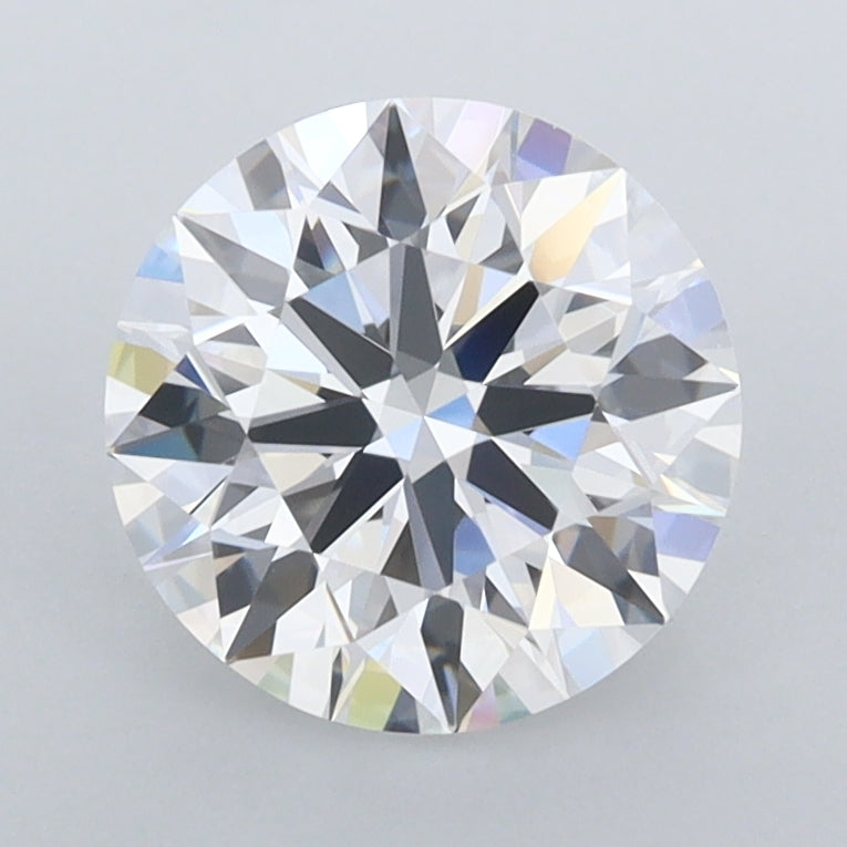 1.90 Carat Round Shaped, Ideal Cut, D Color, FL Clarity, IGI Certified Lab Grown Diamond
