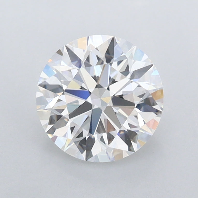 1.25 Carat Round Shaped, Excellent Cut, D Color, FL Clarity, IGI Certified Lab Grown Diamond
