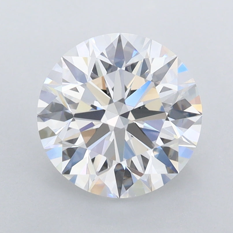 1.91 Carat Round Shaped, Ideal Cut, D Color, FL Clarity, IGI Certified Lab Grown Diamond