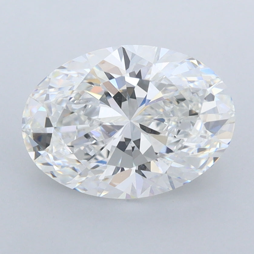 1.98 Carat Oval Shaped, Excellent Cut, E Color, FL Clarity, IGI Certified Lab Grown Diamond