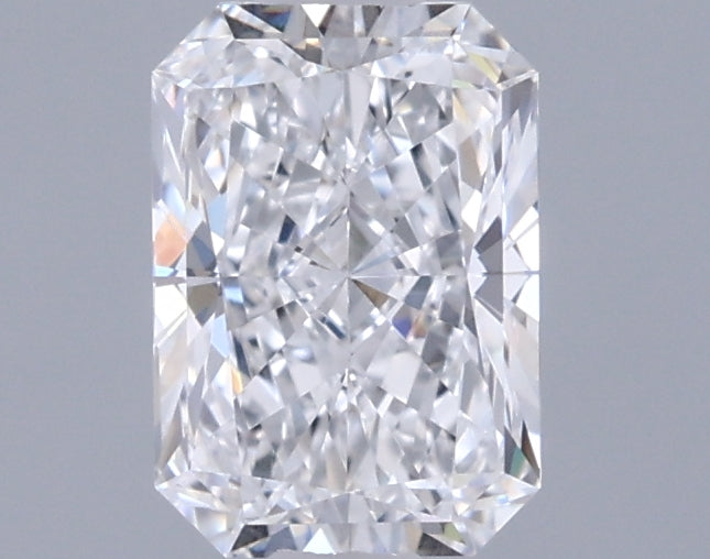 0.81 Carat Radiant Shaped, Ideal Cut, D Color, VVS1 Clarity, IGI Certified Lab Grown Diamond