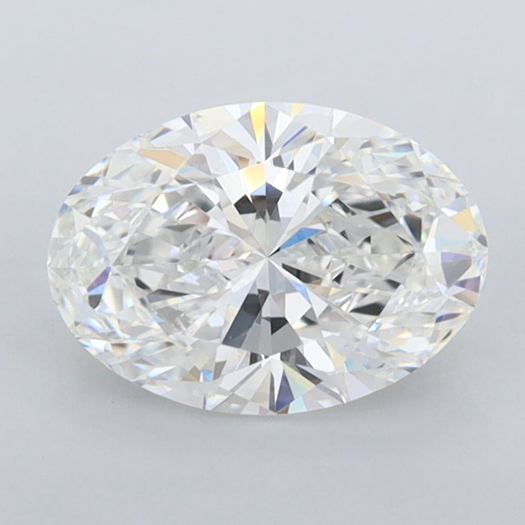 1.24 Carat Oval Shaped, Ideal Cut, E Color, FL Clarity, IGI Certified Lab Grown Diamond