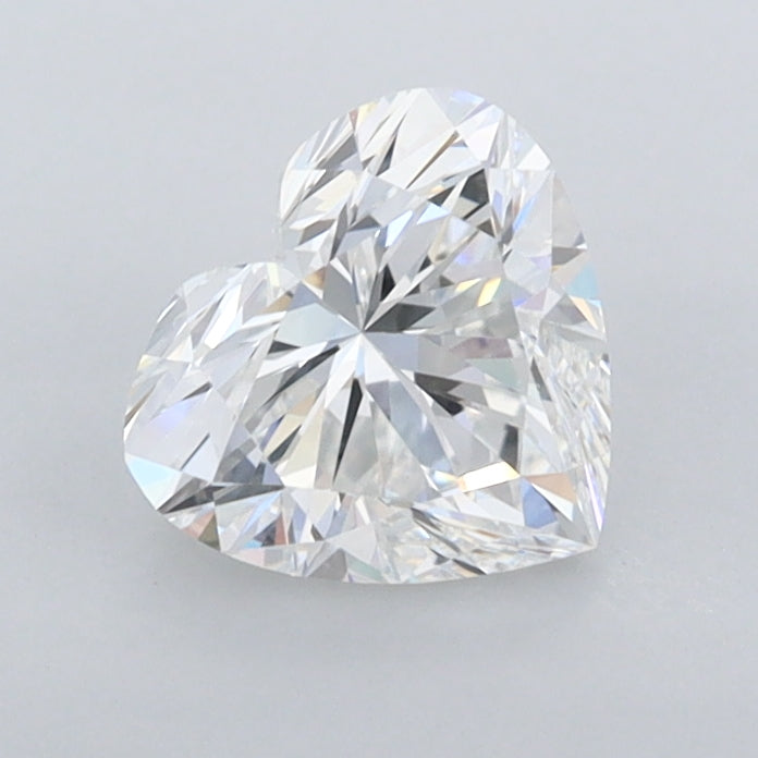 1.00 Carat Heart Shaped, Ideal Cut, E Color, FL Clarity, IGI Certified Lab Grown Diamond