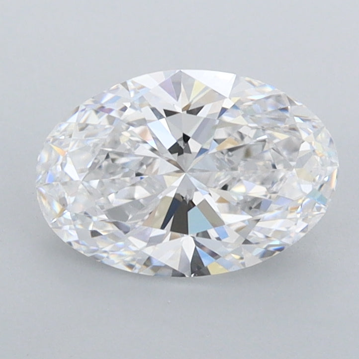 1.02 Carat Oval Shaped, Ideal Cut, D Color, IF Clarity, IGI Certified Lab Grown Diamond