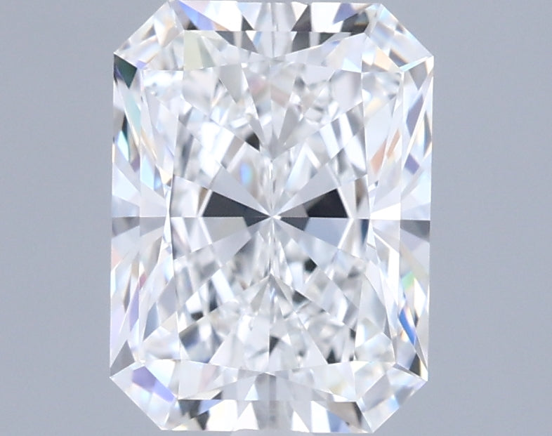 1.47 Carat Radiant Shaped, Ideal Cut, D Color, VVS1 Clarity, IGI Certified Lab Grown Diamond