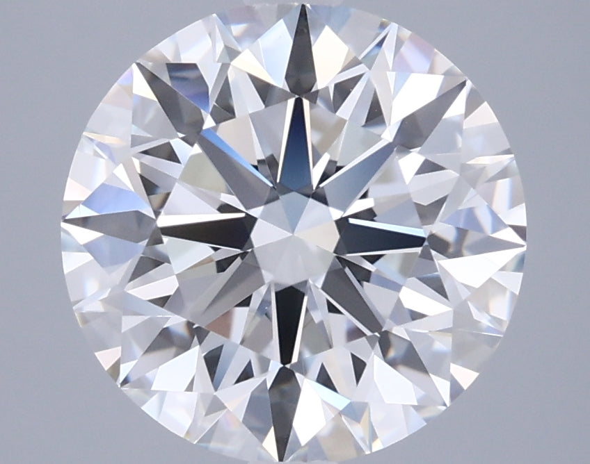 3.03 Carat Round Shaped, Ideal Cut, E Color, FL Clarity, IGI Certified Lab Grown Diamond