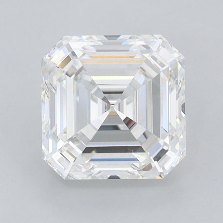 1.53 Carat Asscher Shaped, Ideal Cut, D Color, FL Clarity, IGI Certified Lab Grown Diamond