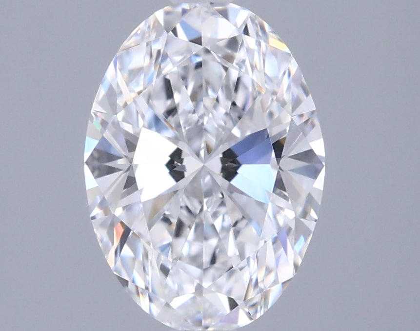 1.58 Carat Oval Shaped, Ideal Cut, D Color, VVS1 Clarity, IGI Certified Lab Grown Diamond