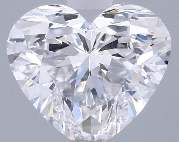 1.23 Carat Heart Shaped, Ideal Cut, D Color, FL Clarity, IGI Certified Lab Grown Diamond