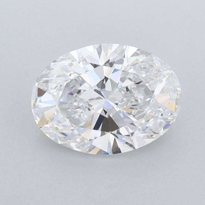 0.77 Carat Oval Shaped, Ideal Cut, D Color, FL Clarity, IGI Certified Lab Grown Diamond