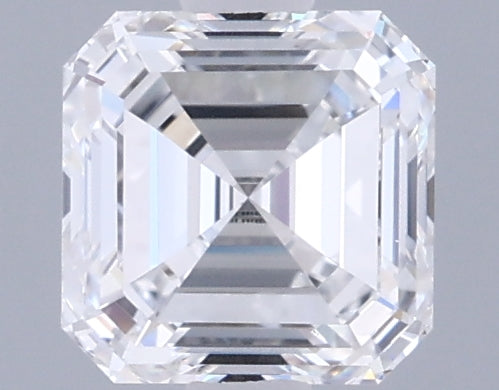 1.01 Carat Asscher Shaped, Excellent Cut, E Color, FL Clarity, IGI Certified Lab Grown Diamond