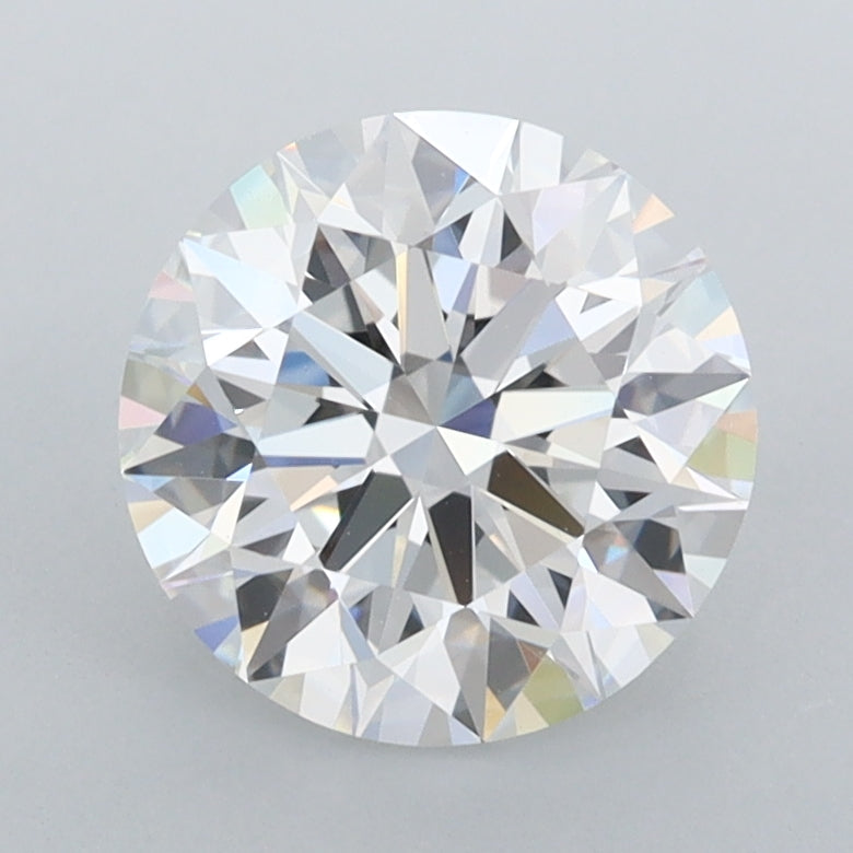 2.11 Carat Round Shaped, Ideal Cut, D Color, FL Clarity, IGI Certified Lab Grown Diamond