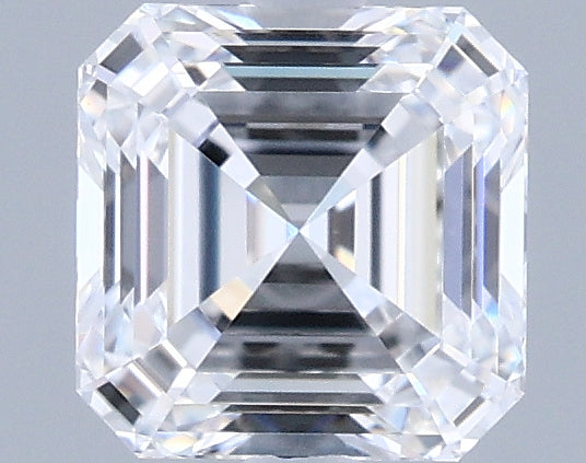 1.02 Carat Asscher Shaped, Ideal Cut, D Color, FL Clarity, IGI Certified Lab Grown Diamond