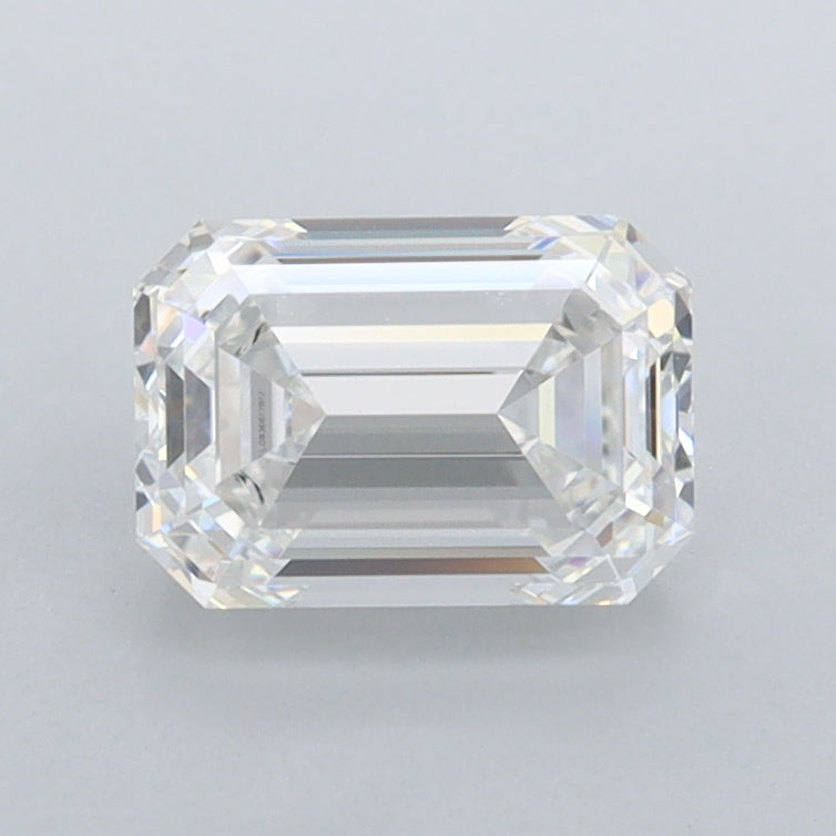 1.26 Carat Emerald Shaped, Ideal Cut, D Color, FL Clarity, IGI Certified Lab Grown Diamond