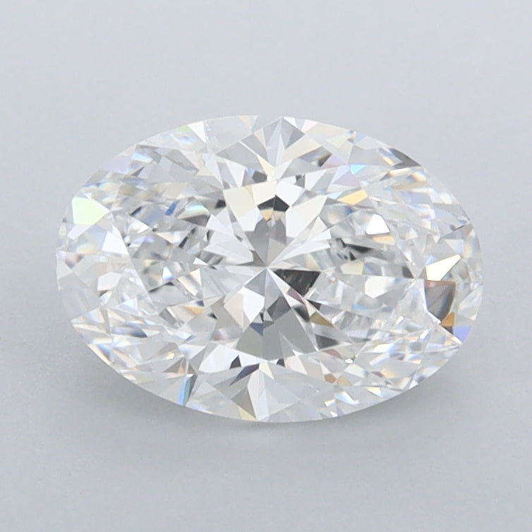 1.27 Carat Oval Shaped, Ideal Cut, D Color, FL Clarity, IGI Certified Lab Grown Diamond