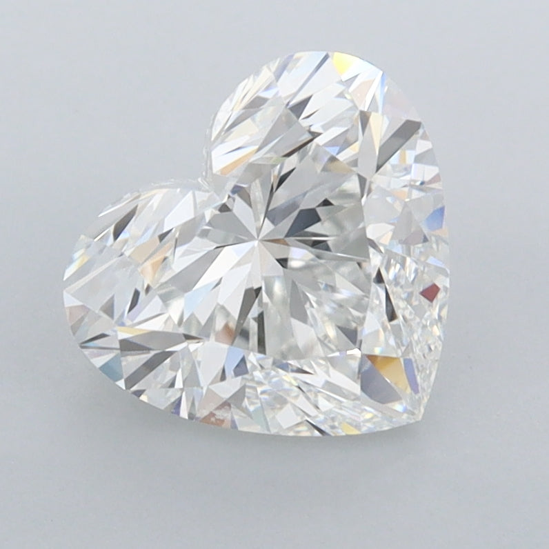 1.94 Carat Heart Shaped, Ideal Cut, E Color, FL Clarity, IGI Certified Lab Grown Diamond
