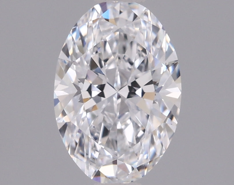 0.77 Carat Oval Shaped, Ideal Cut, D Color, VVS1 Clarity, IGI Certified Lab Grown Diamond