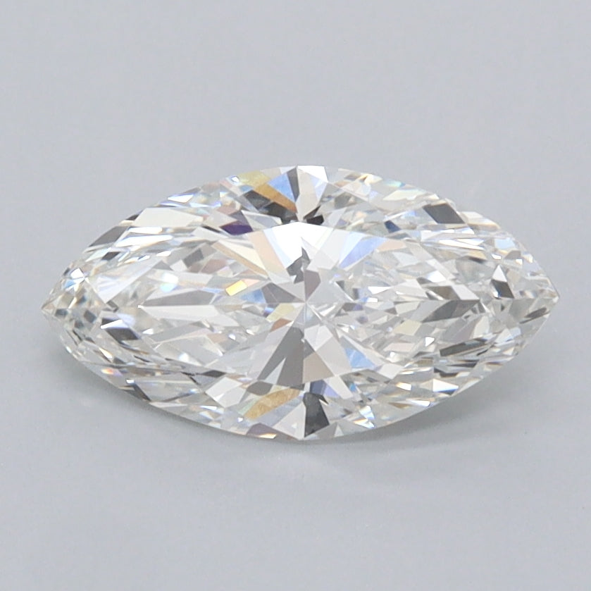 0.52 Carat Marquise Shaped, Ideal Cut, F Color, VVS1 Clarity, IGI Certified Lab Grown Diamond