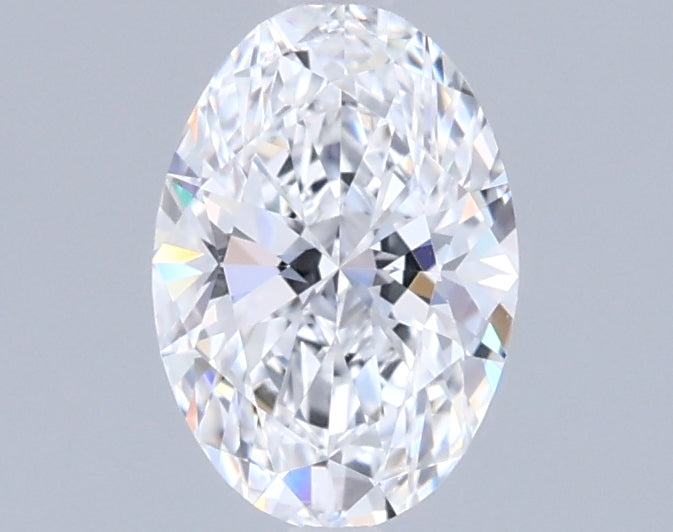 0.84 Carat Oval Shaped, Ideal Cut, D Color, VVS2 Clarity, IGI Certified Lab Grown Diamond