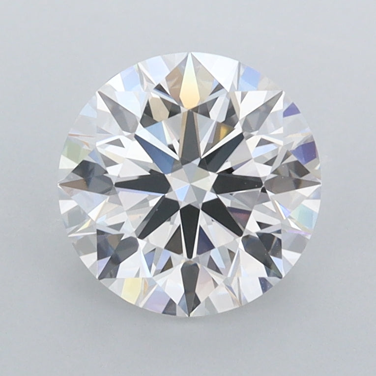 1.63 Carat Round Shaped, Ideal Cut, D Color, FL Clarity, IGI Certified Lab Grown Diamond