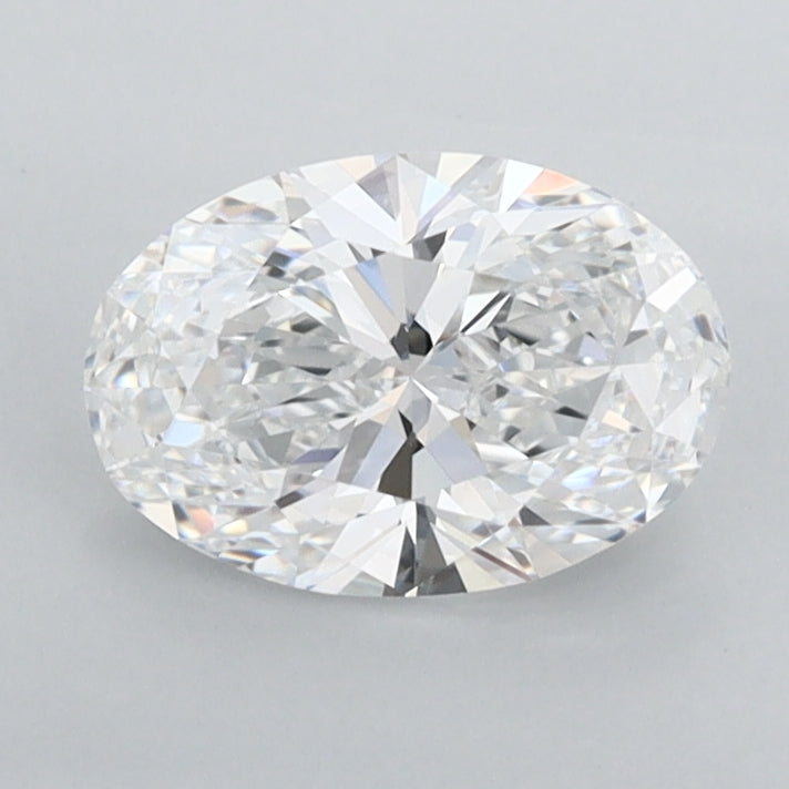 1.00 Carat Oval Shaped, Ideal Cut, D Color, VVS1 Clarity, IGI Certified Lab Grown Diamond