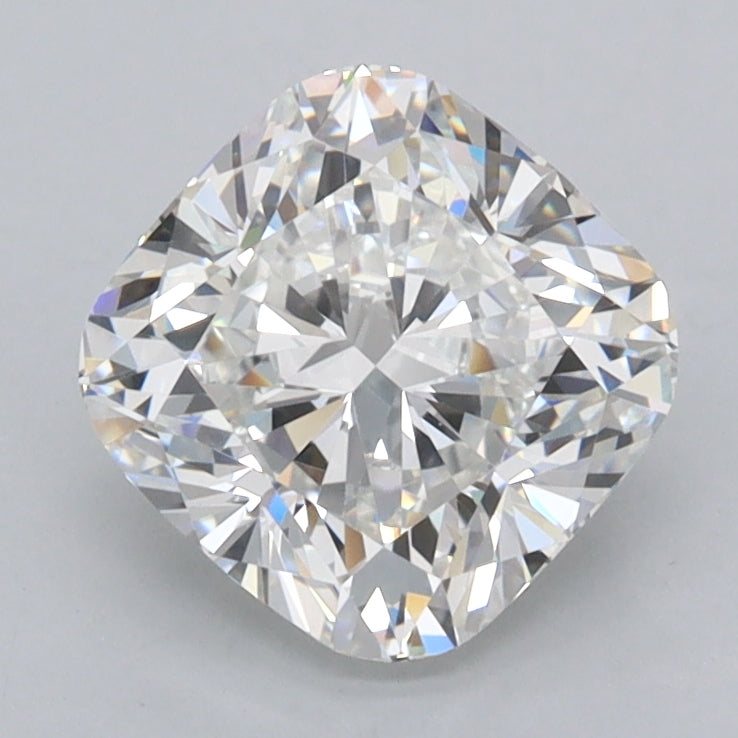 1.95 Carat Cushion Shaped, Ideal Cut, E Color, VVS1 Clarity, IGI Certified Lab Grown Diamond