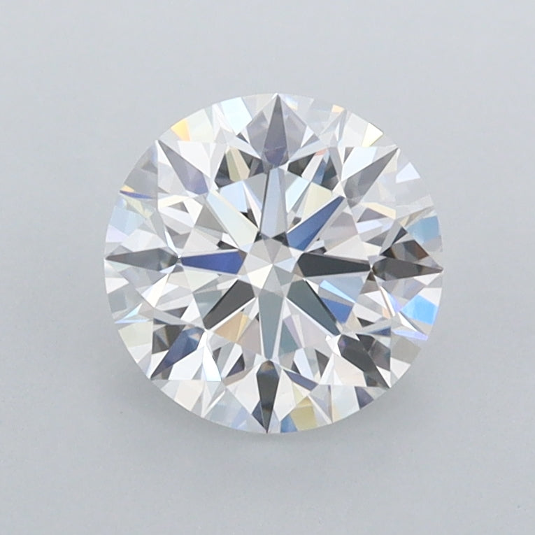 1.23 Carat Round Shaped, Ideal Cut, D Color, FL Clarity, IGI Certified Lab Grown Diamond