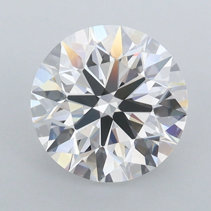 1.60 Carat Round Shaped, Ideal Cut, D Color, FL Clarity, IGI Certified Lab Grown Diamond