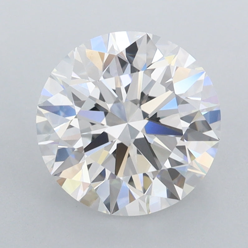2.23 Carat Round Shaped, Ideal Cut, D Color, FL Clarity, IGI Certified Lab Grown Diamond
