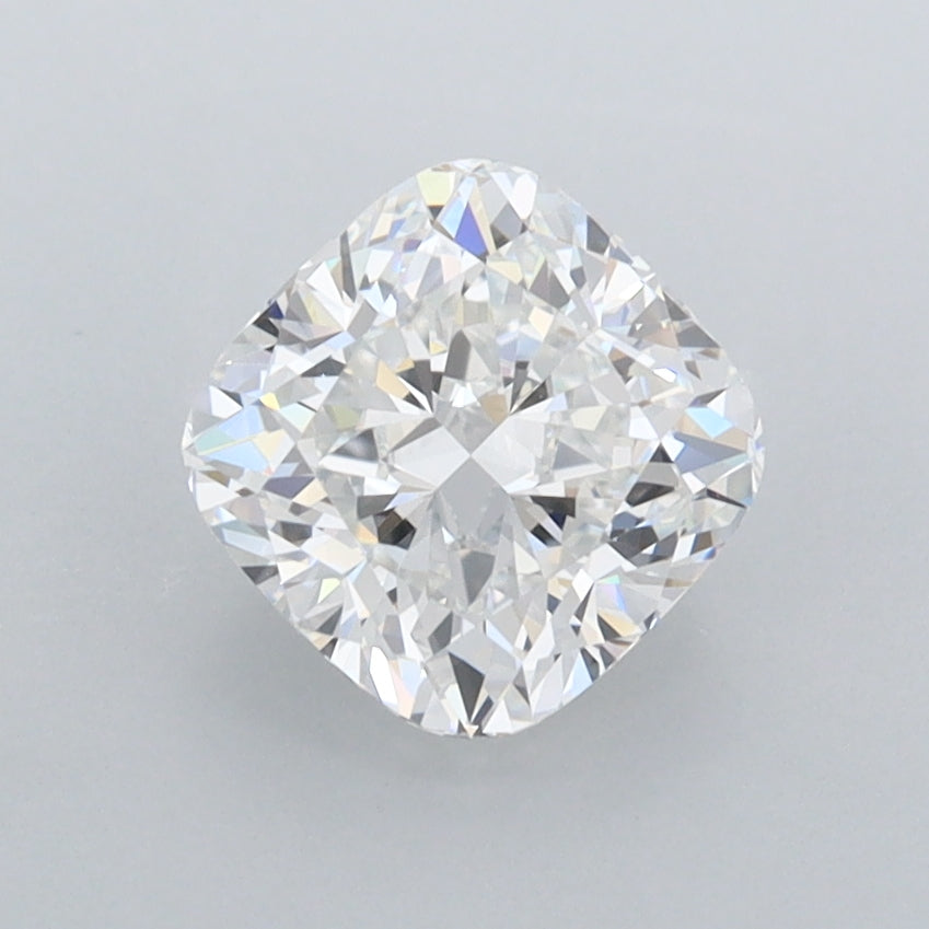 1.54 Carat Cushion Shaped, Ideal Cut, D Color, FL Clarity, IGI Certified Lab Grown Diamond