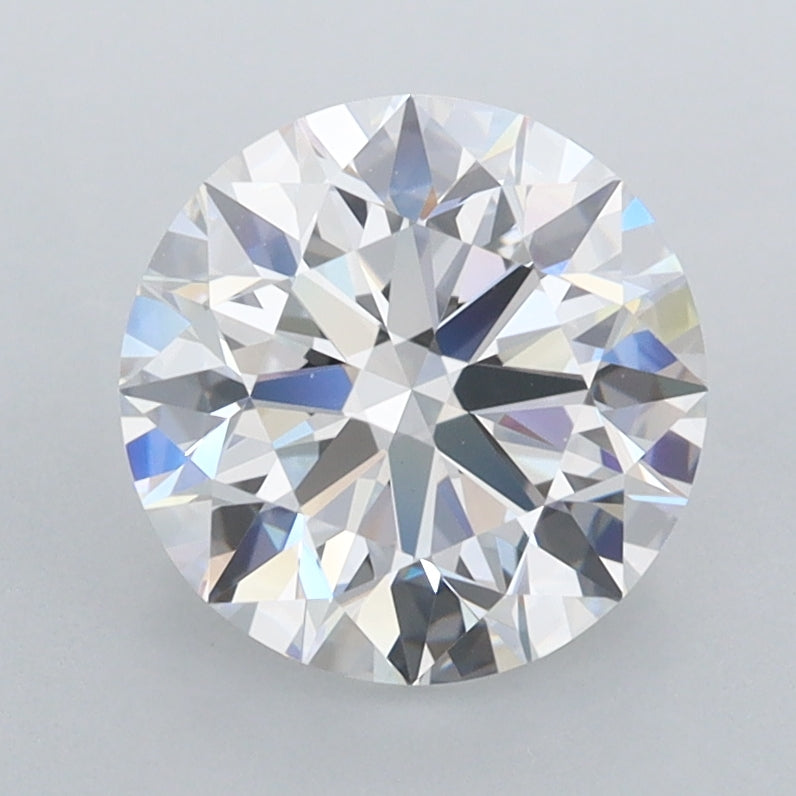 2.21 Carat Round Shaped, Ideal Cut, D Color, FL Clarity, IGI Certified Lab Grown Diamond