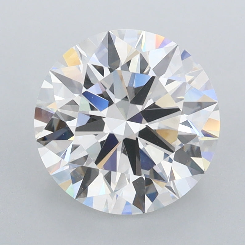 2.27 Carat Round Shaped, Ideal Cut, D Color, FL Clarity, IGI Certified Lab Grown Diamond