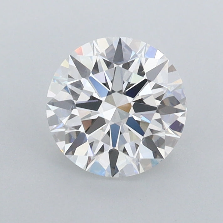 0.94 Carat Round Shaped, Ideal Cut, D Color, FL Clarity, IGI Certified Lab Grown Diamond