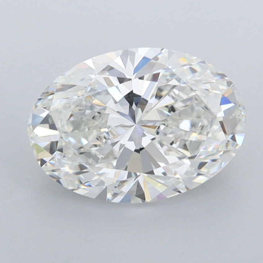 1.99 Carat Oval Shaped, Ideal Cut, E Color, FL Clarity, IGI Certified Lab Grown Diamond