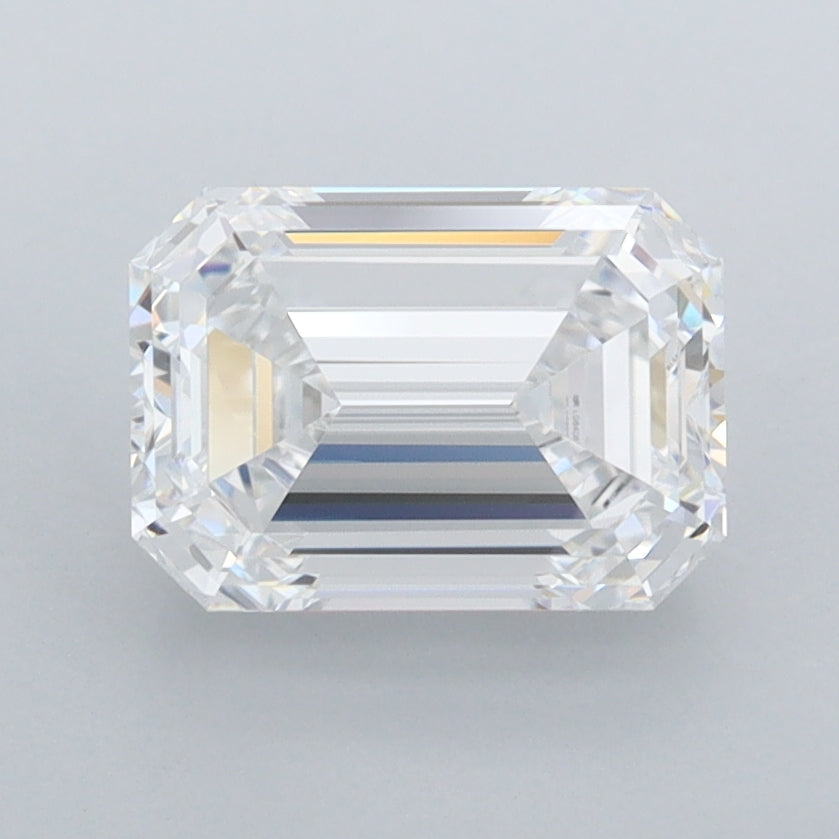 1.97 Carat Emerald Shaped, Ideal Cut, D Color, FL Clarity, IGI Certified Lab Grown Diamond