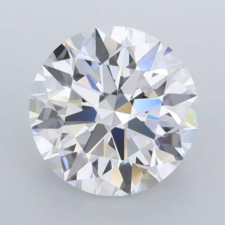 1.94 Carat Round Shaped, Ideal Cut, D Color, FL Clarity, IGI Certified Lab Grown Diamond