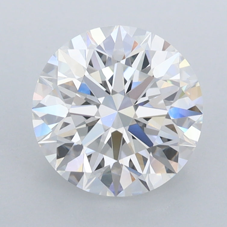 1.95 Carat Round Shaped, Ideal Cut, D Color, FL Clarity, IGI Certified Lab Grown Diamond
