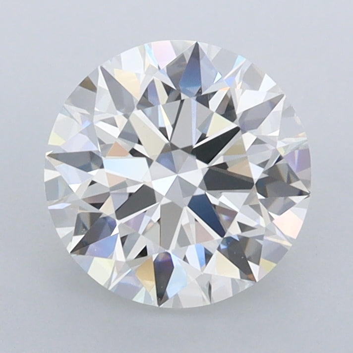 1.66 Carat Round Shaped, Ideal Cut, D Color, FL Clarity, IGI Certified Lab Grown Diamond