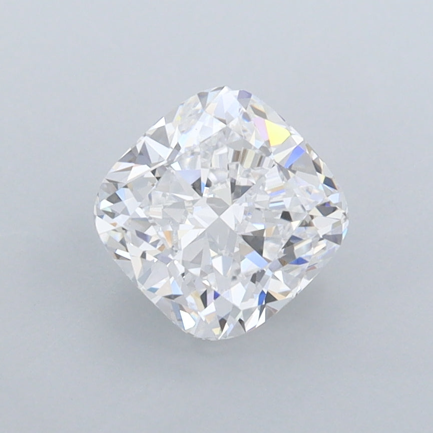 1.33 Carat Cushion Shaped, Ideal Cut, D Color, IF Clarity, IGI Certified Lab Grown Diamond