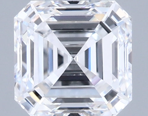 1.09 Carat Asscher Shaped, Ideal Cut, D Color, VVS1 Clarity, IGI Certified Lab Grown Diamond