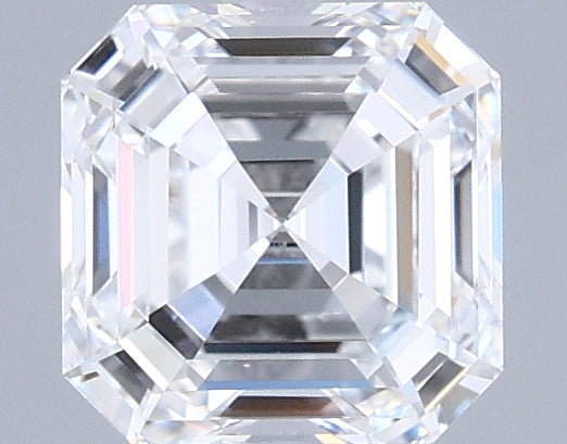 1.10 Carat Asscher Shaped, Ideal Cut, D Color, VVS1 Clarity, IGI Certified Lab Grown Diamond