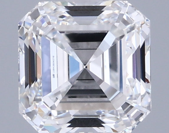 1.46 Carat Asscher Shaped, Ideal Cut, D Color, VVS1 Clarity, IGI Certified Lab Grown Diamond